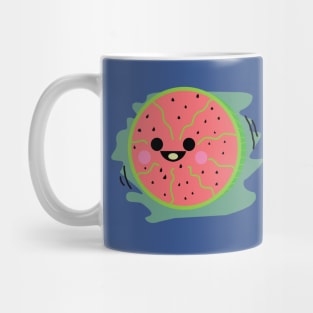 Happy Watermelon Face Mug